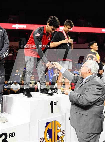 Thumbnail 3 in CIF State Boys Wrestling Championships (Podium Awards) photogallery.