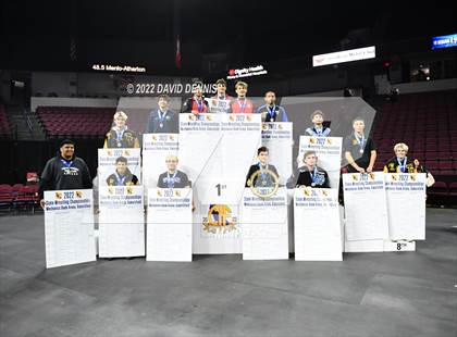 Thumbnail 1 in CIF State Boys Wrestling Championships (Podium Awards) photogallery.