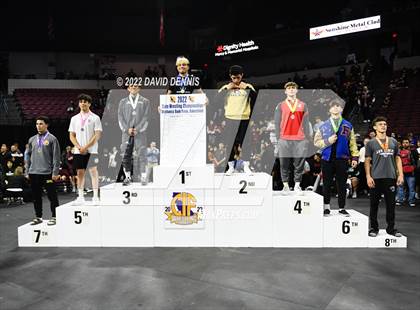 Thumbnail 1 in CIF State Boys Wrestling Championships (Podium Awards) photogallery.