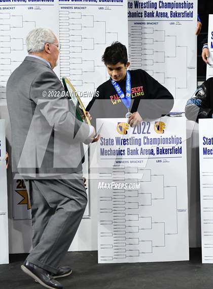 Thumbnail 3 in CIF State Boys Wrestling Championships (Podium Awards) photogallery.