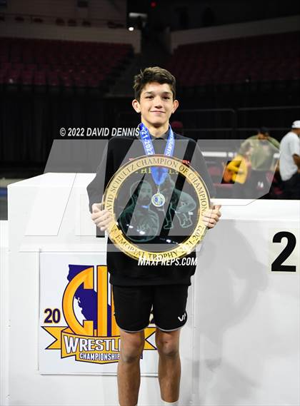 Thumbnail 2 in CIF State Boys Wrestling Championships (Podium Awards) photogallery.