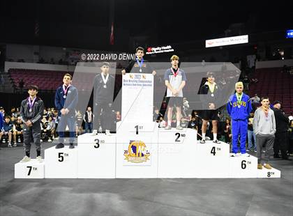 Thumbnail 2 in CIF State Boys Wrestling Championships (Podium Awards) photogallery.
