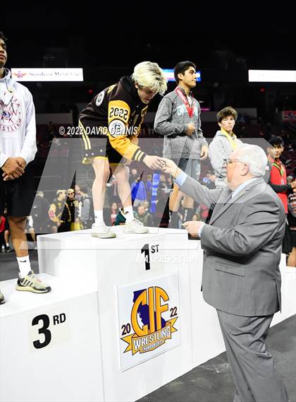 Thumbnail 1 in CIF State Boys Wrestling Championships (Podium Awards) photogallery.