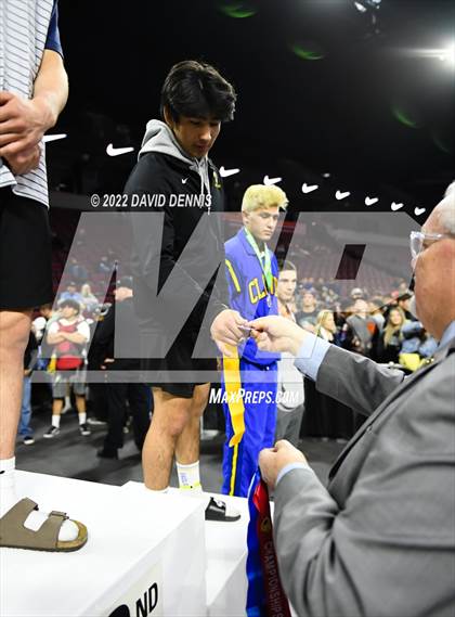 Thumbnail 1 in CIF State Boys Wrestling Championships (Podium Awards) photogallery.