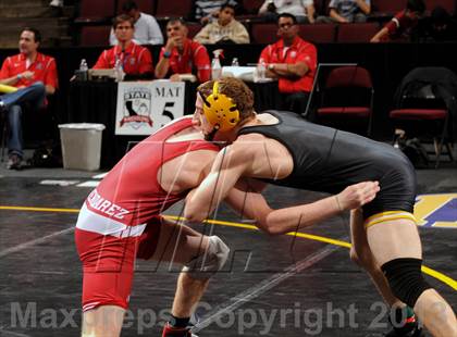 Thumbnail 1 in CIF State Boys Wrestling Championships (Round 2)  photogallery.