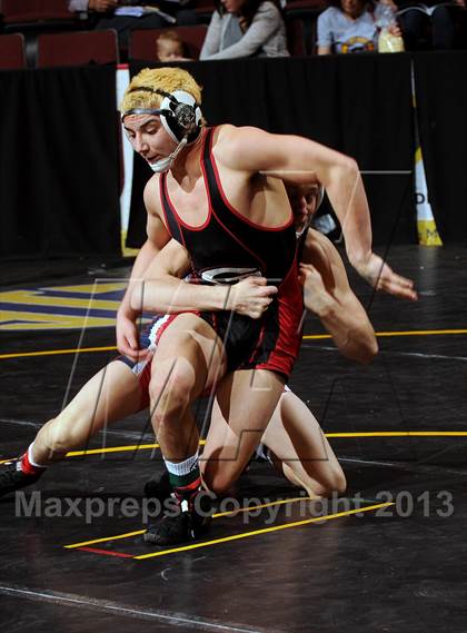 Thumbnail 1 in CIF State Boys Wrestling Championships (Round 2)  photogallery.