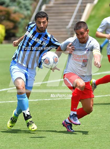 Thumbnail 2 in Clash of the Carolinas ( NC/SC Boys All Stars ) photogallery.