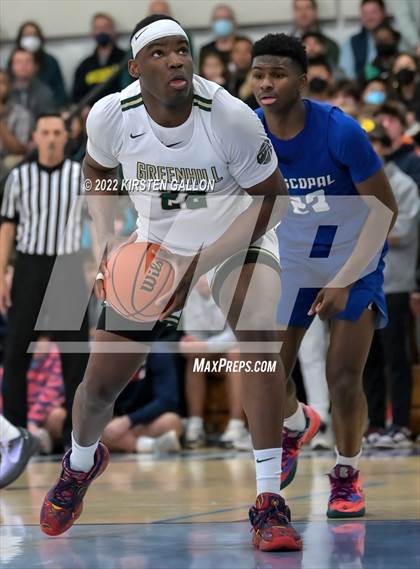 Thumbnail 3 in Episcopal vs. Greenhill (Southwest Preparatory Conference Final) photogallery.