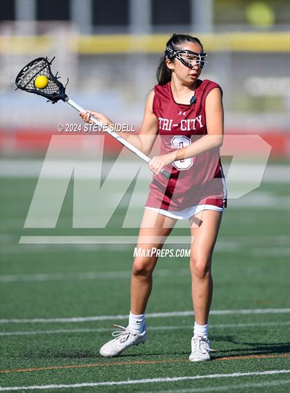 Thumbnail 2 in Tri-City Christian vs Mission Bay (CIFSDS D3 Quarterfinals) photogallery.