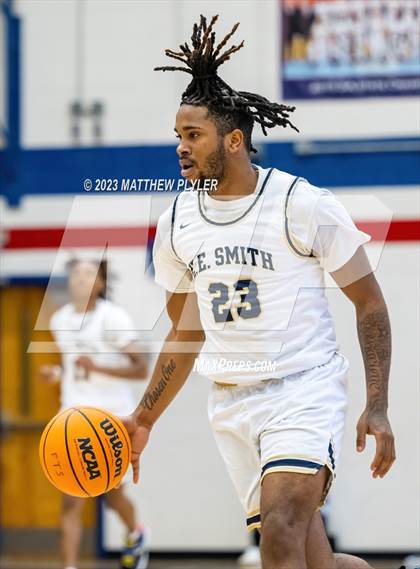 Thumbnail 1 in E.E. Smith vs. Northwood Temple Academy (MLK Dream Jam at Terry Sanford) photogallery.