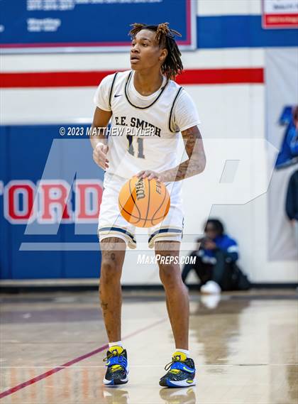 Thumbnail 2 in E.E. Smith vs. Northwood Temple Academy (MLK Dream Jam at Terry Sanford) photogallery.