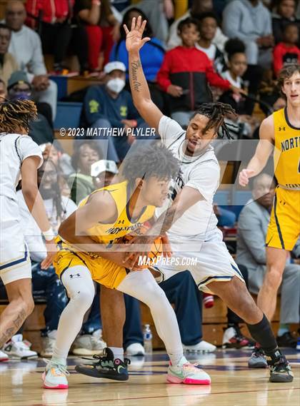 Thumbnail 2 in E.E. Smith vs. Northwood Temple Academy (MLK Dream Jam at Terry Sanford) photogallery.