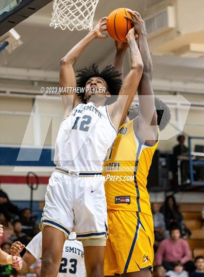 Thumbnail 3 in E.E. Smith vs. Northwood Temple Academy (MLK Dream Jam at Terry Sanford) photogallery.