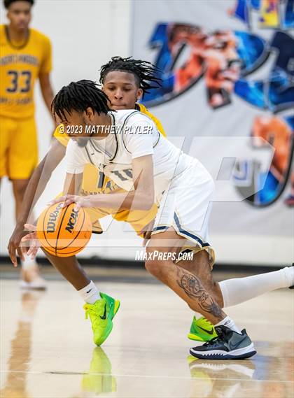 Thumbnail 3 in E.E. Smith vs. Northwood Temple Academy (MLK Dream Jam at Terry Sanford) photogallery.