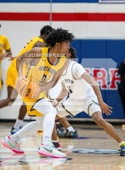 Thumbnail 1 in E.E. Smith vs. Northwood Temple Academy (MLK Dream Jam at Terry Sanford) photogallery.