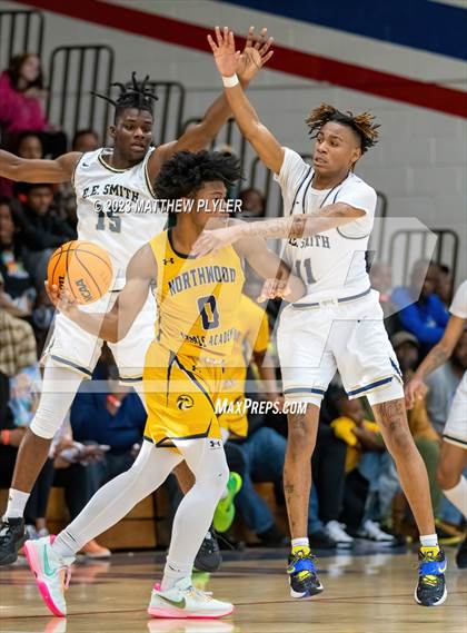 Thumbnail 1 in E.E. Smith vs. Northwood Temple Academy (MLK Dream Jam at Terry Sanford) photogallery.