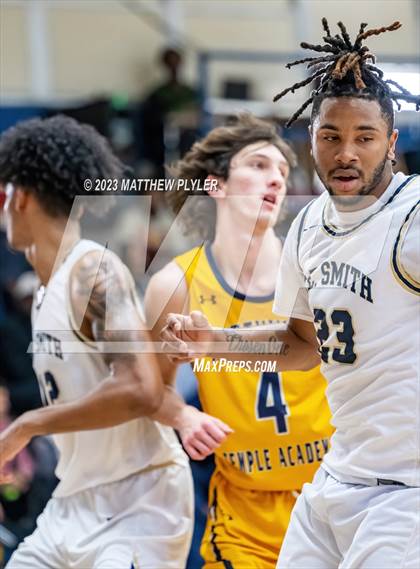 Thumbnail 3 in E.E. Smith vs. Northwood Temple Academy (MLK Dream Jam at Terry Sanford) photogallery.