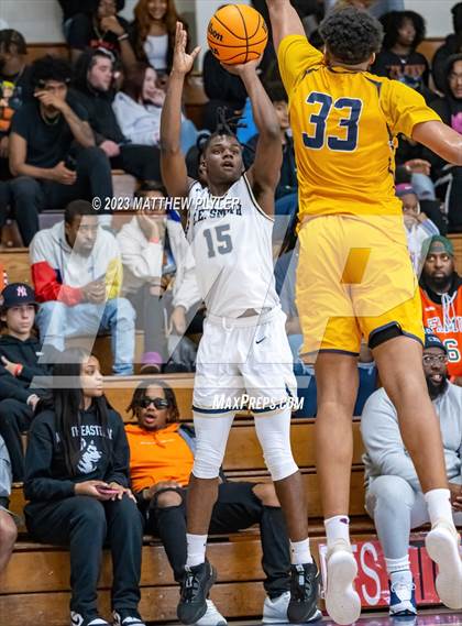 Thumbnail 2 in E.E. Smith vs. Northwood Temple Academy (MLK Dream Jam at Terry Sanford) photogallery.
