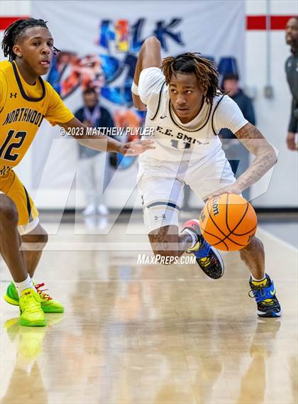 Thumbnail 3 in E.E. Smith vs. Northwood Temple Academy (MLK Dream Jam at Terry Sanford) photogallery.
