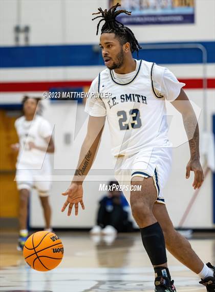 Thumbnail 3 in E.E. Smith vs. Northwood Temple Academy (MLK Dream Jam at Terry Sanford) photogallery.