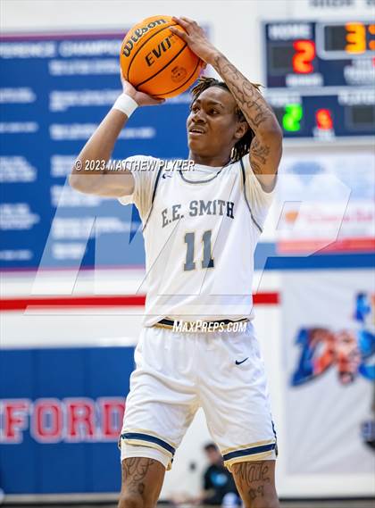 Thumbnail 1 in E.E. Smith vs. Northwood Temple Academy (MLK Dream Jam at Terry Sanford) photogallery.