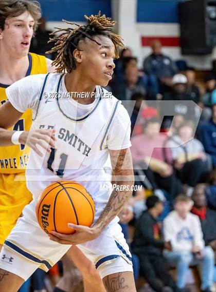 Thumbnail 1 in E.E. Smith vs. Northwood Temple Academy (MLK Dream Jam at Terry Sanford) photogallery.
