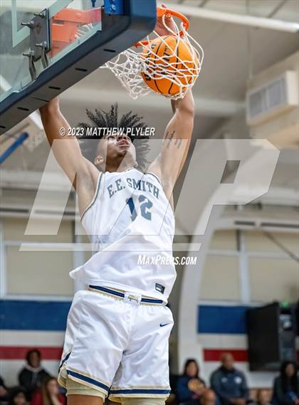 Thumbnail 1 in E.E. Smith vs. Northwood Temple Academy (MLK Dream Jam at Terry Sanford) photogallery.