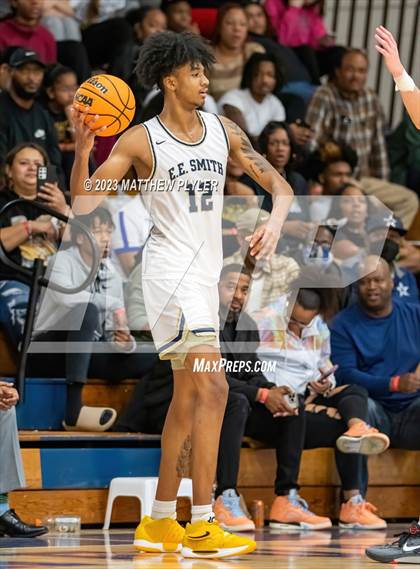Thumbnail 3 in E.E. Smith vs. Northwood Temple Academy (MLK Dream Jam at Terry Sanford) photogallery.