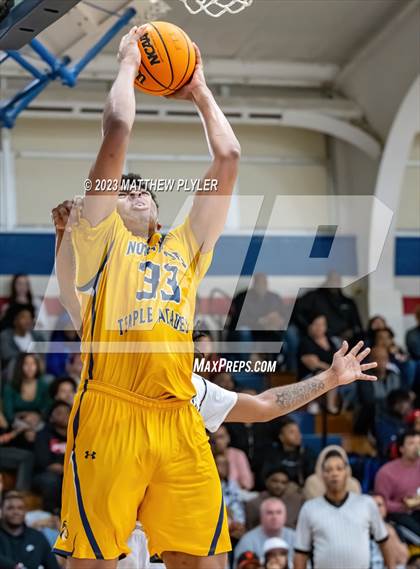 Thumbnail 2 in E.E. Smith vs. Northwood Temple Academy (MLK Dream Jam at Terry Sanford) photogallery.