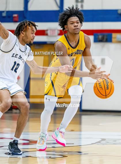 Thumbnail 1 in E.E. Smith vs. Northwood Temple Academy (MLK Dream Jam at Terry Sanford) photogallery.