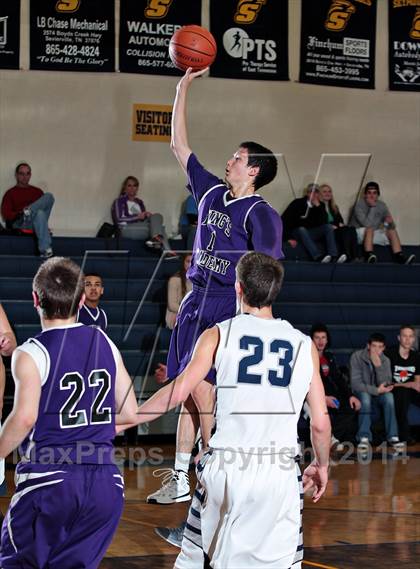 Thumbnail 3 in Claiborne vs King's Academy (Seymour Chirstmas Classic) photogallery.