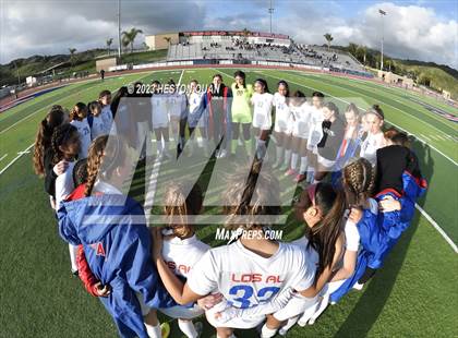 Thumbnail 2 in Los Alamitos vs. Santa Margarita (CIF State D1 SoCal Regional Final) photogallery.
