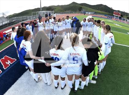 Thumbnail 2 in Los Alamitos vs. Santa Margarita (CIF State D1 SoCal Regional Final) photogallery.