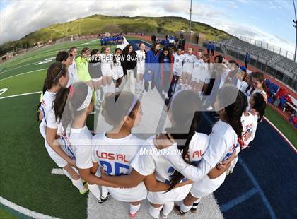 Thumbnail 2 in Los Alamitos vs. Santa Margarita (CIF State D1 SoCal Regional Final) photogallery.