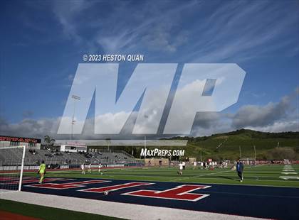 Thumbnail 1 in Los Alamitos vs. Santa Margarita (CIF State D1 SoCal Regional Final) photogallery.