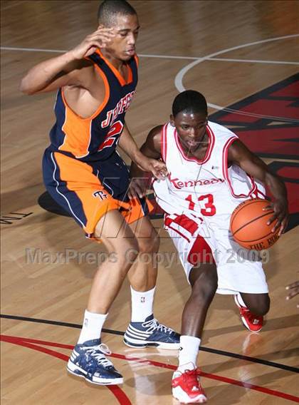 Thumbnail 1 in Jefferson vs Kennedy (PSAL AA Semifinal) photogallery.