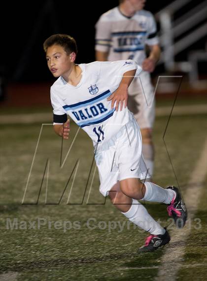 Thumbnail 2 in Valor Christian vs. Vista PEAK Prep (CHSAA 4A 1st Round) photogallery.