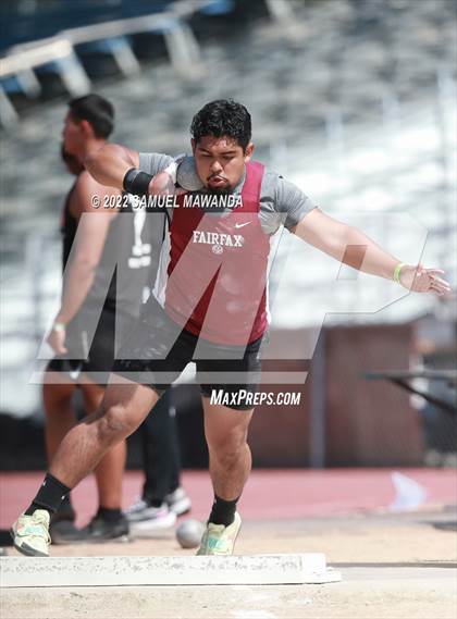 Thumbnail 1 in CIF LACS track and field Boys Finals photogallery.
