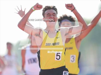 Thumbnail 2 in CIF LACS track and field Boys Finals photogallery.