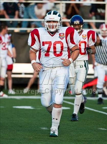 Thumbnail 1 in Shriners Football Classic (North vs South) photogallery.