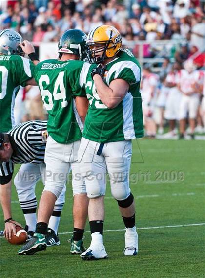Thumbnail 2 in Shriners Football Classic (North vs South) photogallery.