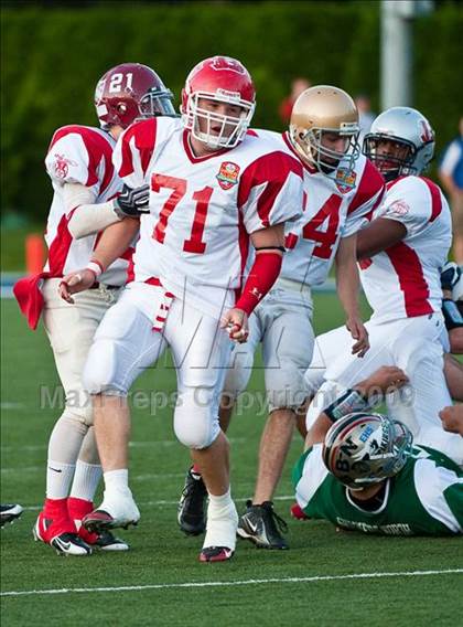 Thumbnail 2 in Shriners Football Classic (North vs South) photogallery.