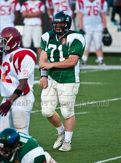 Thumbnail 1 in Shriners Football Classic (North vs South) photogallery.