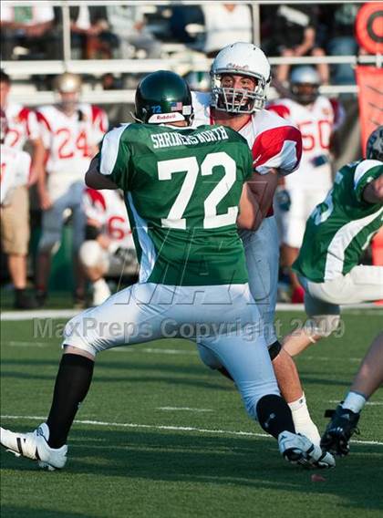 Thumbnail 1 in Shriners Football Classic (North vs South) photogallery.