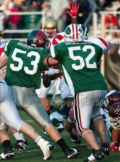 Thumbnail 2 in Shriners Football Classic (North vs South) photogallery.