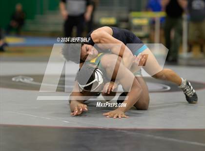Thumbnail 2 in VHSL Region 5A Wrestling Semifinals photogallery.