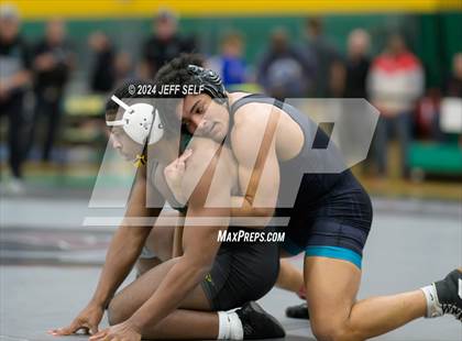 Thumbnail 3 in VHSL Region 5A Wrestling Semifinals photogallery.