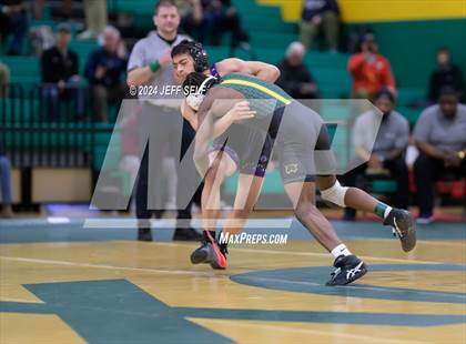 Thumbnail 2 in VHSL Region 5A Wrestling Semifinals photogallery.