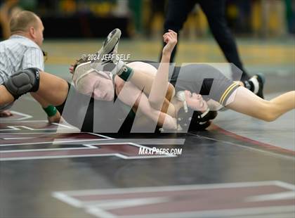 Thumbnail 3 in VHSL Region 5A Wrestling Semifinals photogallery.