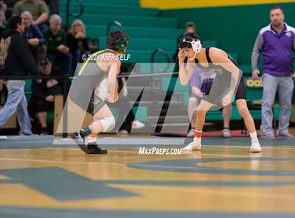 Thumbnail 2 in VHSL Region 5A Wrestling Semifinals photogallery.